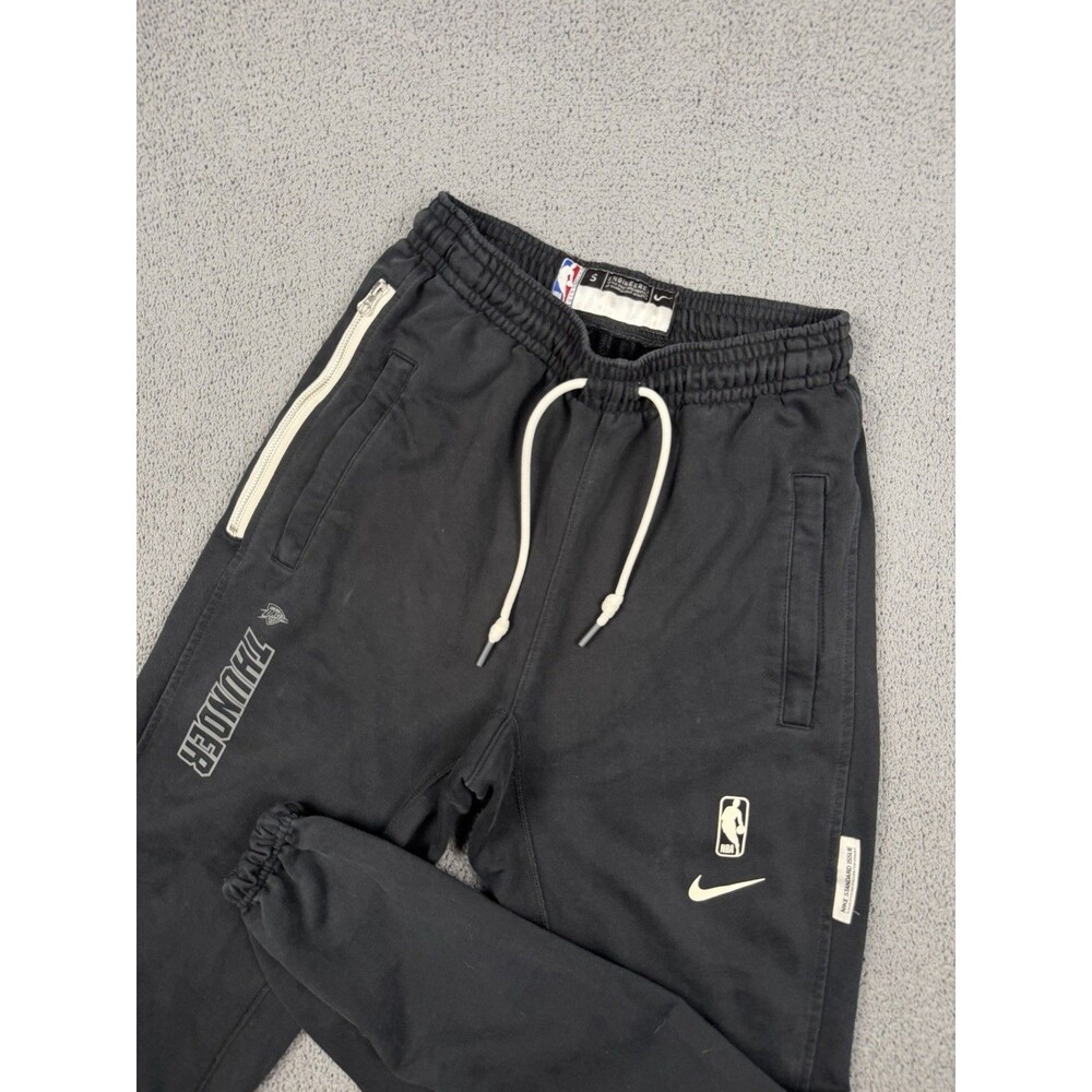 Nike OKC Thunder Pants Mens S Black NBA Engineered Sweatpants Gym Casual